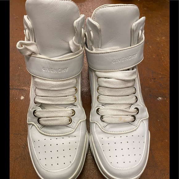 Givenchy white leather tyson high top - Picture 2 of 7